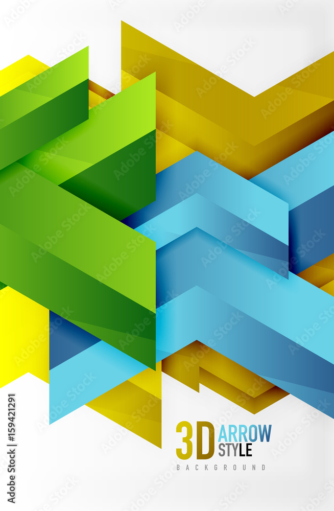 Techno arrow background Techno arrow background
