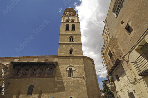 San Pedro church in Fraga, Huesca province, Aragon, Spain photo