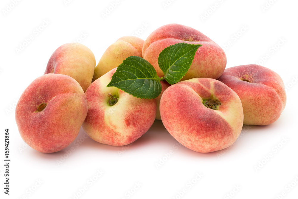Peach. Fruit with isolated on white background. Peach. Fruit with isolated on white background.