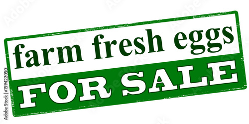 Farm fresh eggs for sale