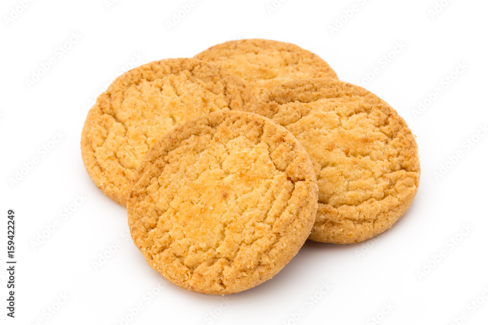Cookies nuts on the isolated on white background. Cookies nuts on the isolated on white background.