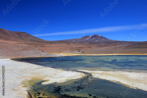 Landscape of the route 6000, Atacama Desert, Chile, South America