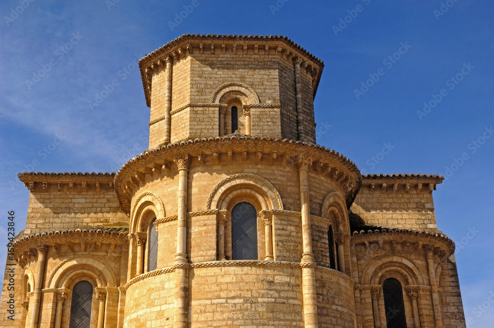 apse of the church San Martin de Tours, Fromista, Palencia, Spain