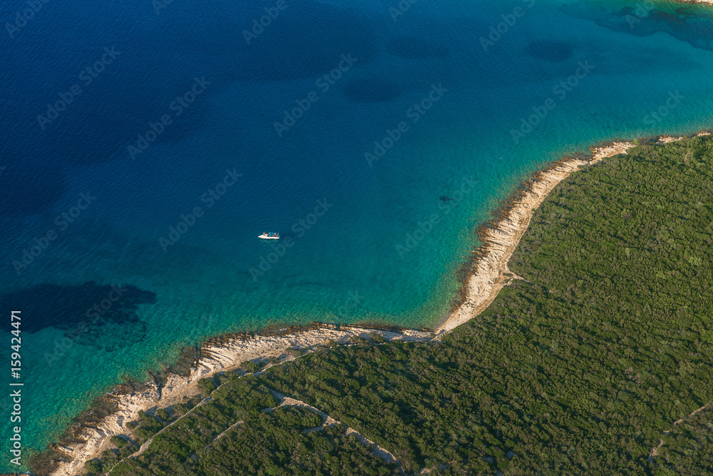 Croatia aerial view