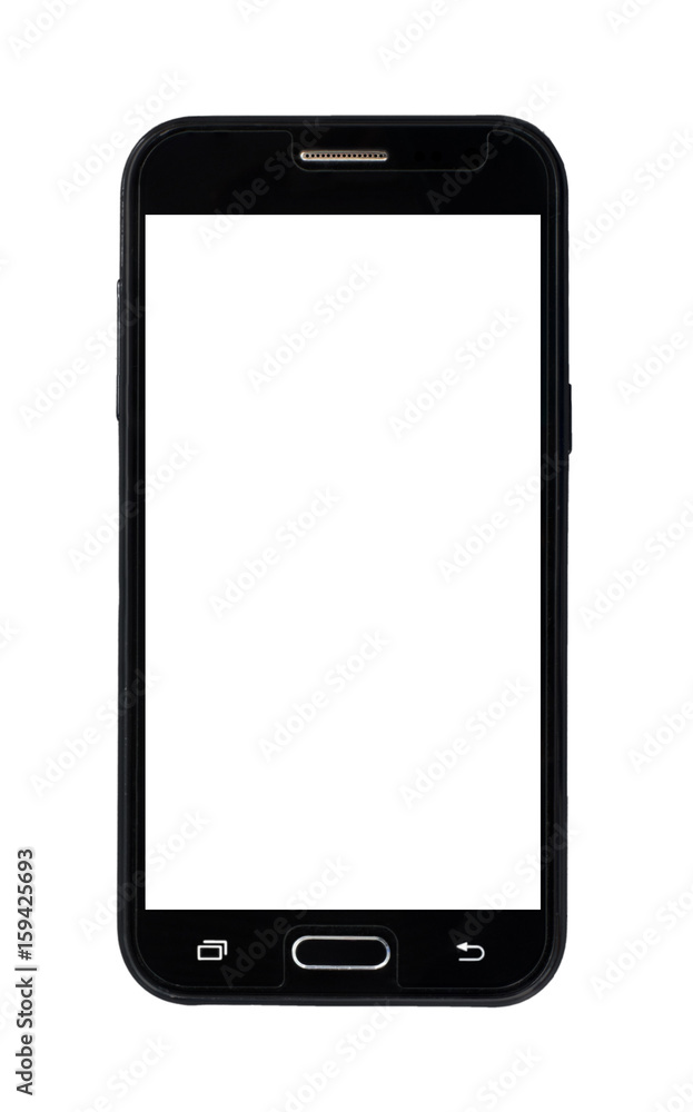 blank mobile smart phone isolated on white background with clipping path blank mobile smart phone isolated on white background with clipping path