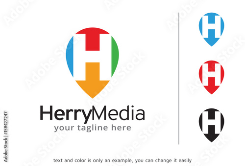 Letter H Logo Template Design Vector, Emblem, Design Concept, Creative Symbol, Icon Free Download Letter H Logo Template Design Vector, Emblem, Design Concept, Creative Symbol, Icon - GFXLoad