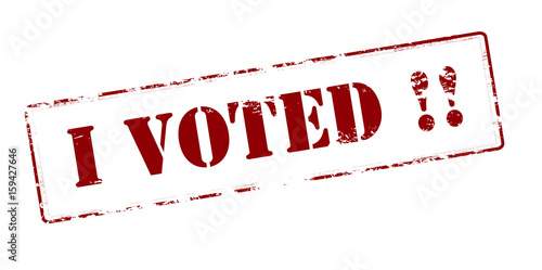 I voted