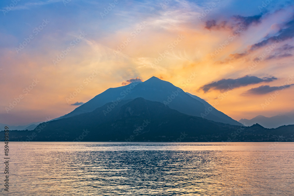 Sunset at Lago di Como, Italy