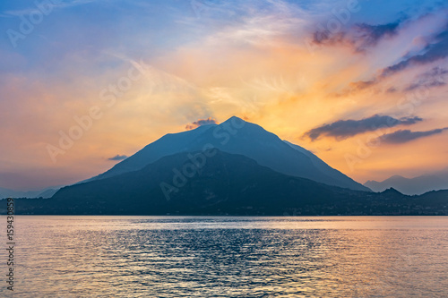 Sunset at Lago di Como, Italy