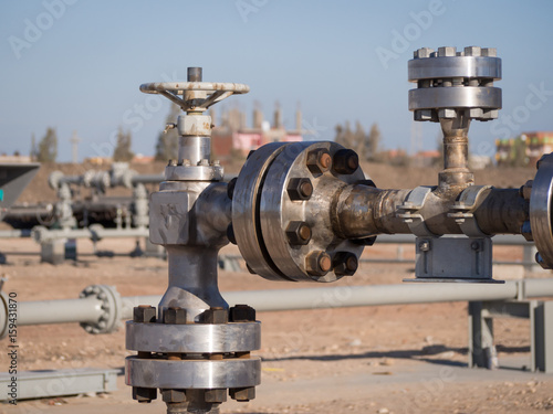 Choke Valve at Gas Well Head