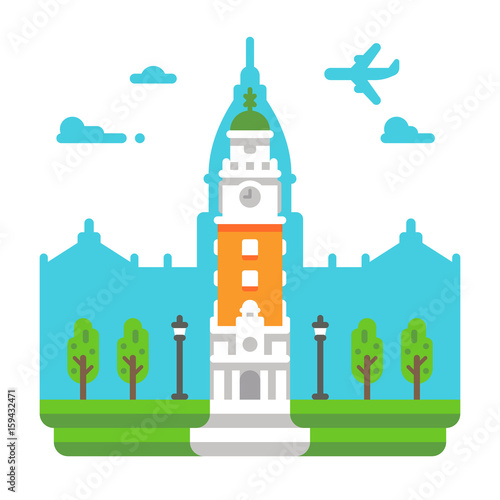 Flat design Torre Monumental