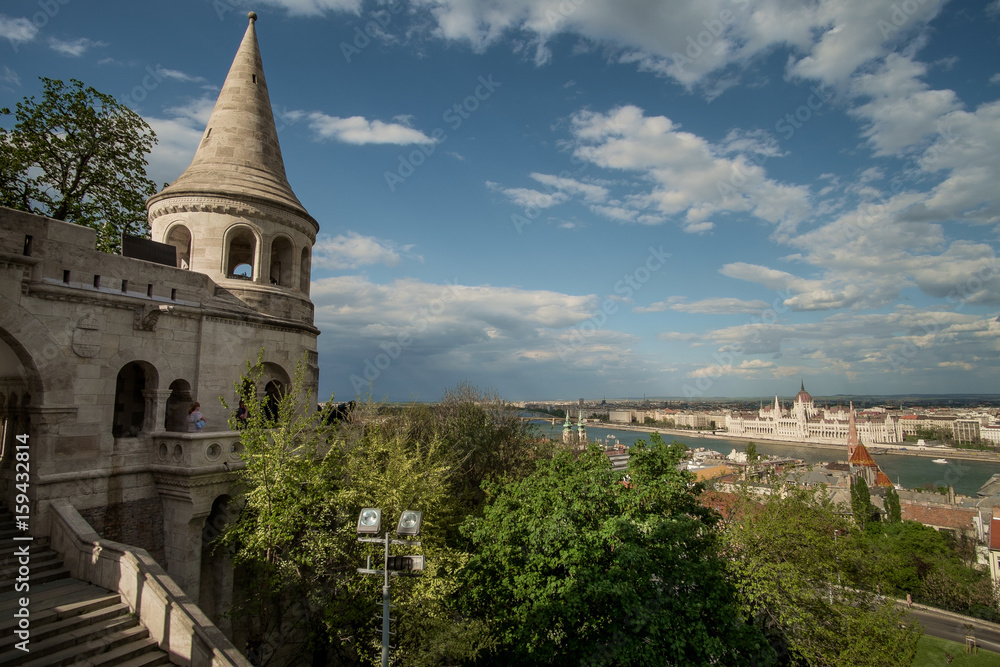 Budapest, Hungary - Fishermen's Bastion in Buda