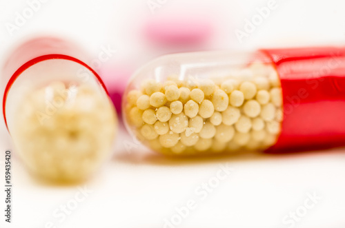 colorful medicine pills photo