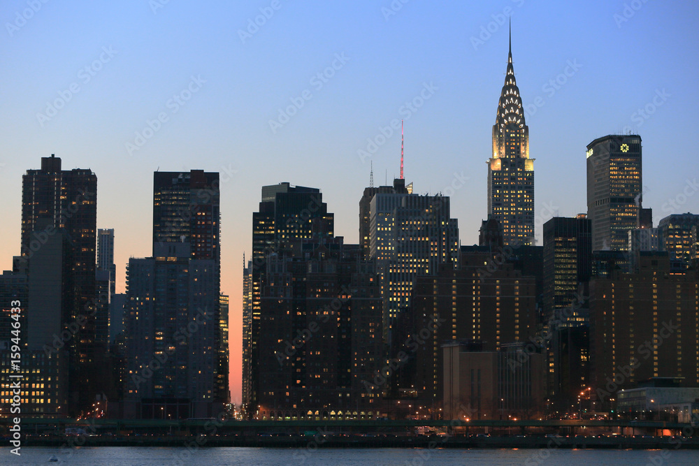 Obraz premium マンハッタン シルエット