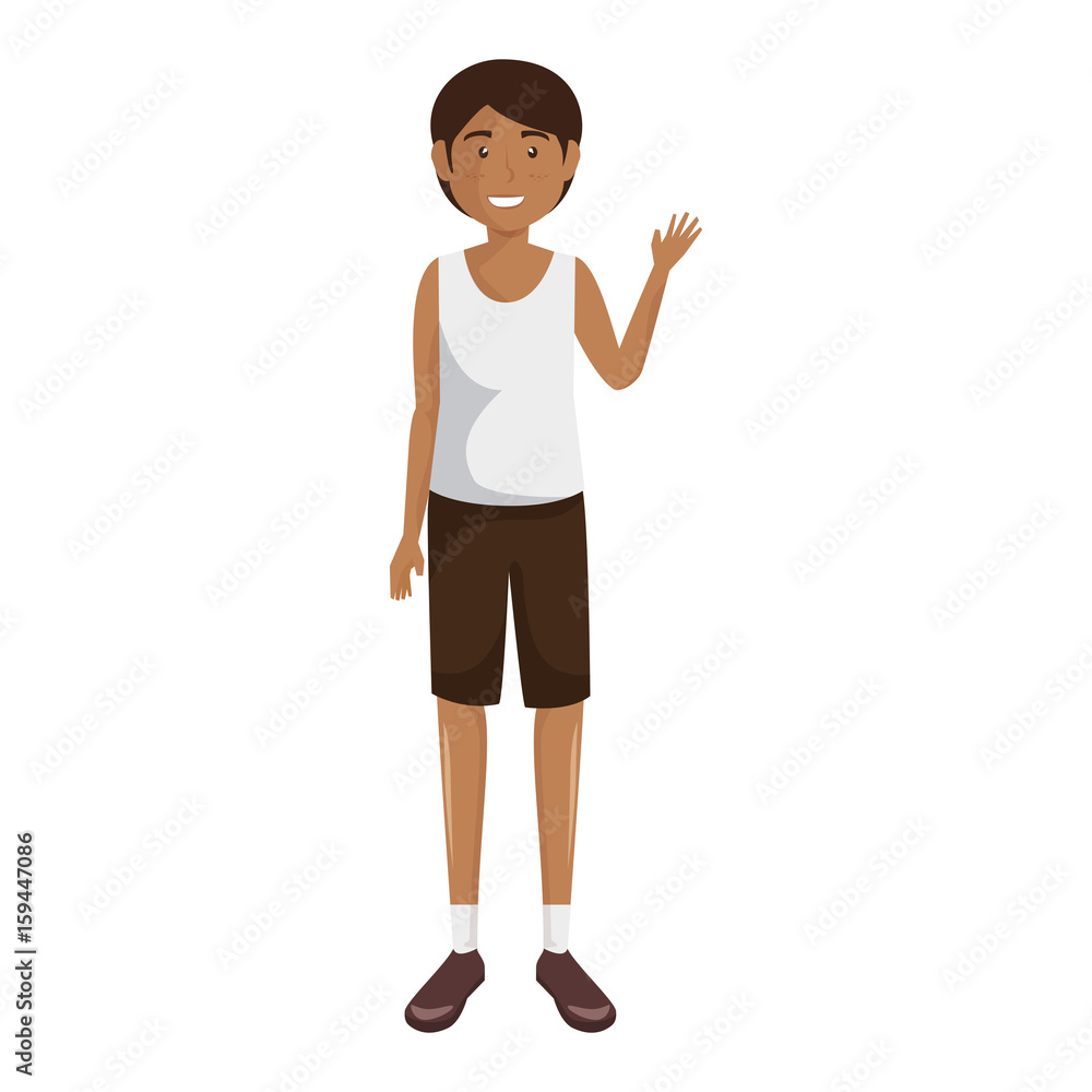 cartoon boy icon over white background vector illustration cartoon boy icon over white background vector illustration