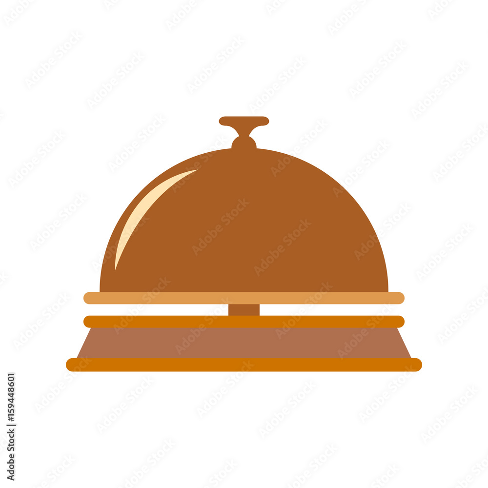 Hotel ring bell icon vector illustration graphic design