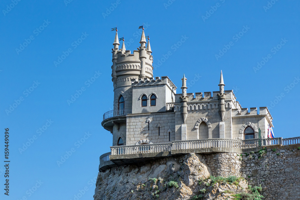 The ancient castle swallows nest - historical monument of Crimea
