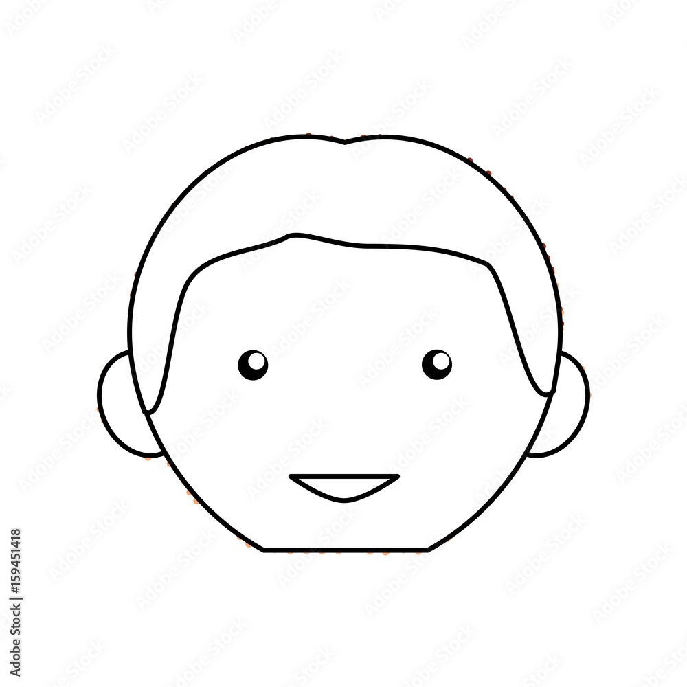 Waiter man cartoon icon vector illustration graphic design