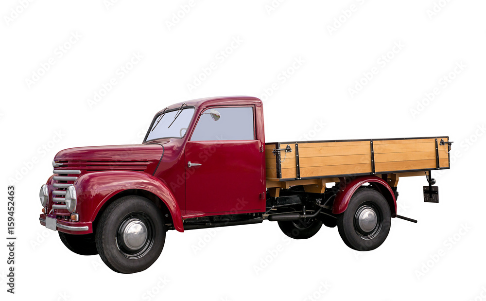 schöner oldtimer lieferwagen, lkw, laster, lastkraftwagen um 1950 schöner oldtimer lieferwagen, lkw, laster, lastkraftwagen um 1950