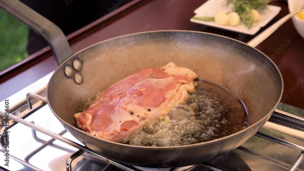 Duck frying Duck frying