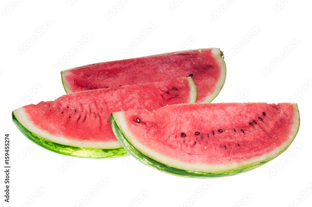 Watermelon isolated over white background Watermelon isolated over white background