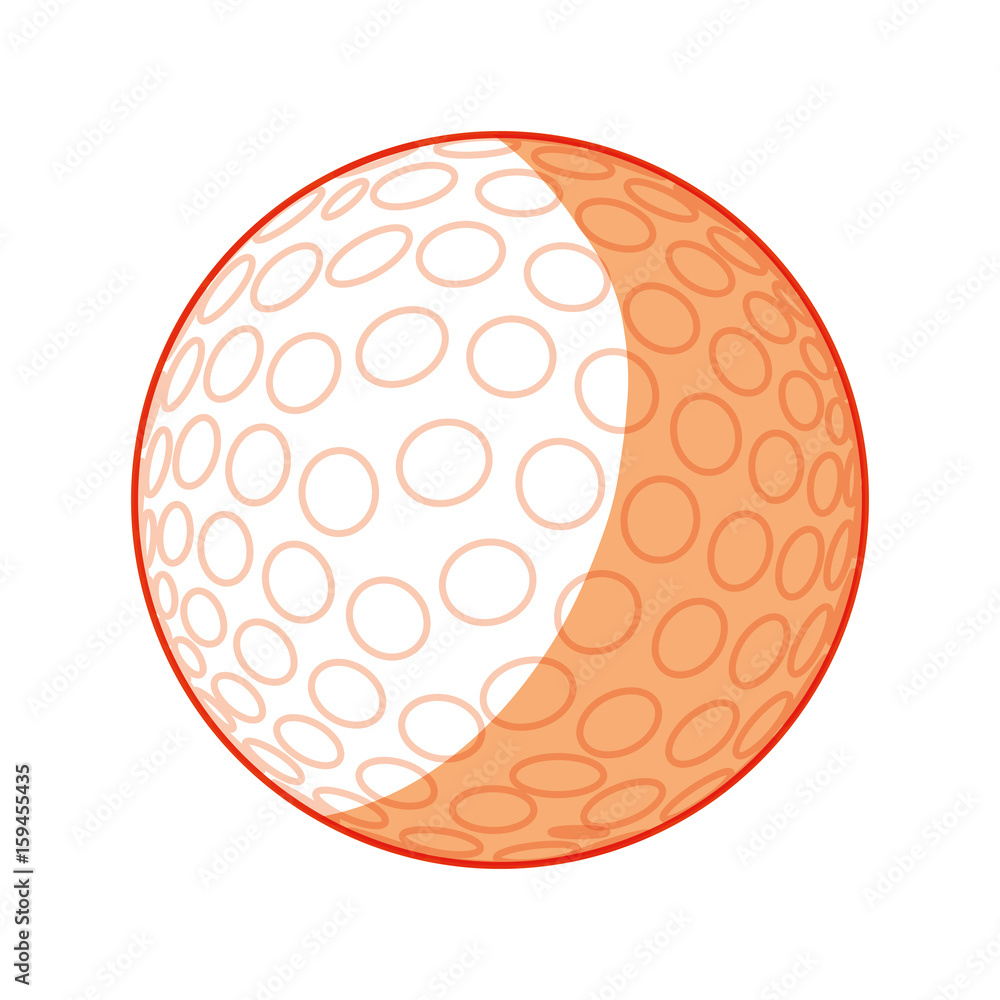 Golf ball isolated icon vector illustration graphic design Golf ball isolated icon vector illustration graphic design