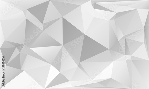 triangles abstract background - gray white