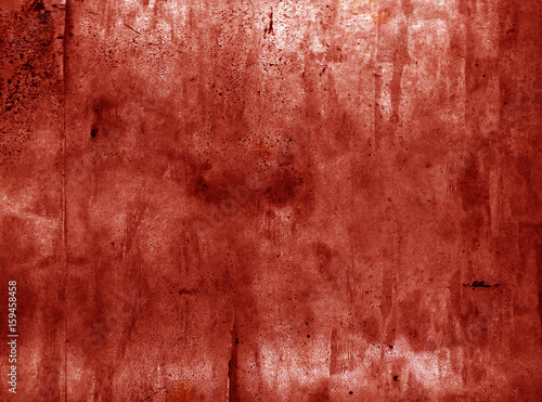 Scary red grunge wall texture