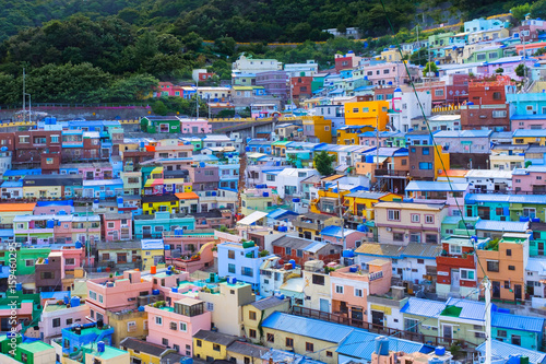 釜山の甘川洞文化村 - Gamcheon Culture Village, Busan, South Korea.