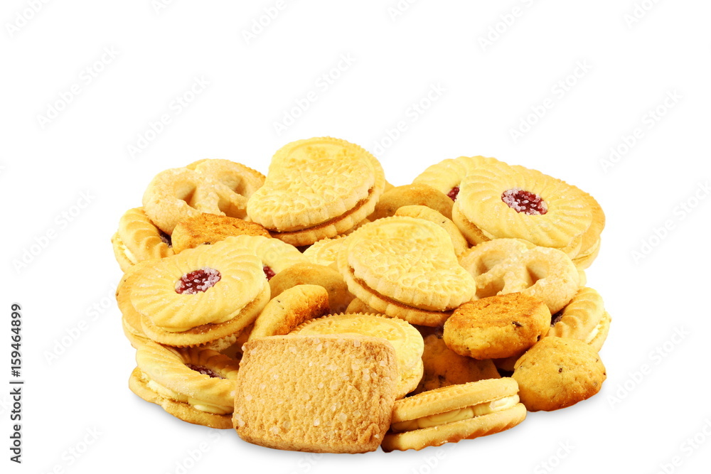Assorted mixed Cookie Closeup Assorted mixed Cookie Closeup