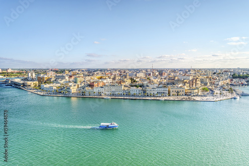 Aerial panorama of Brindisi, Puglia, Italy