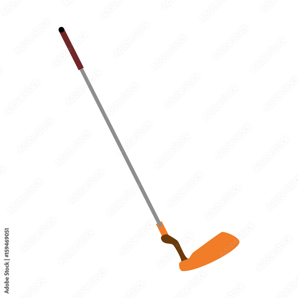 Golf club stick icon vector illustration graphic design Golf club stick icon vector illustration graphic design