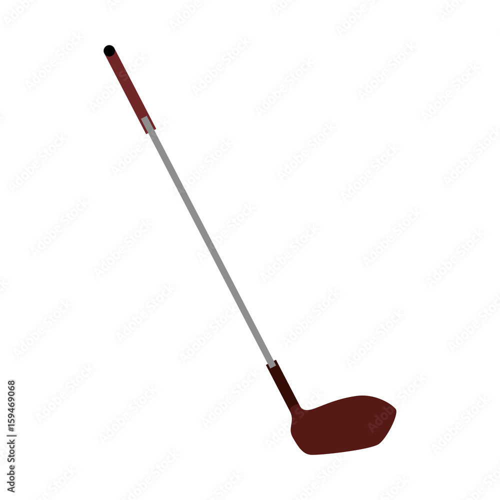 Golf club stick icon vector illustration graphic design Golf club stick icon vector illustration graphic design