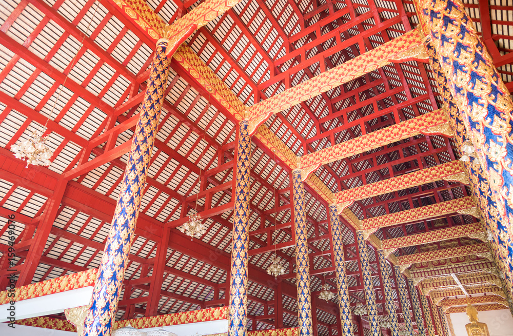 Thai style building. Thai style building.