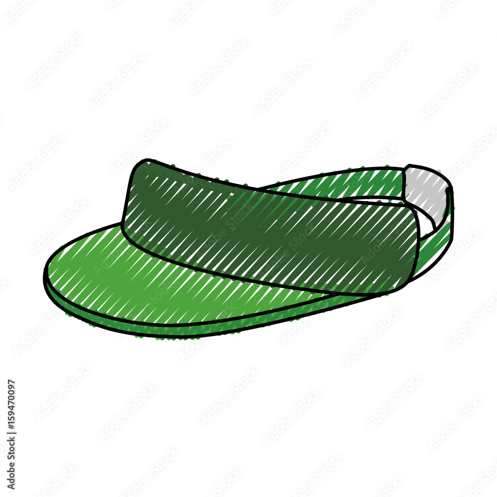Golf sport hat cap icon vector illustration graphic design Golf sport hat cap icon vector illustration graphic design