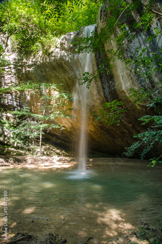 waterfall in forest