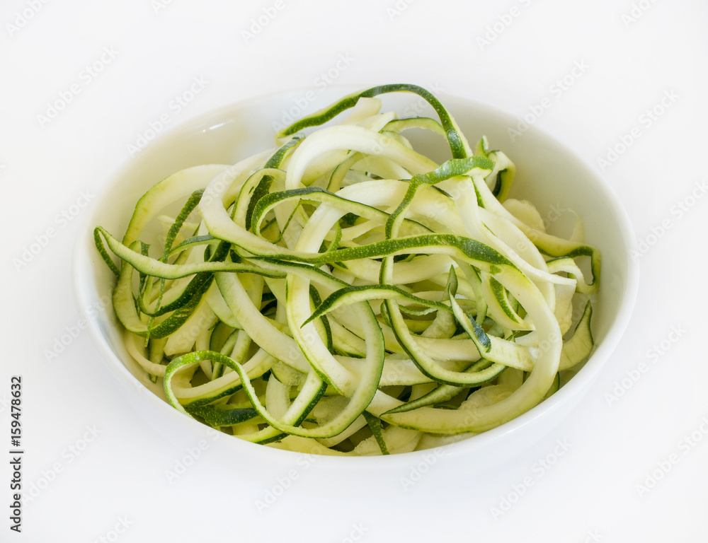 Fresh sliced zucchini