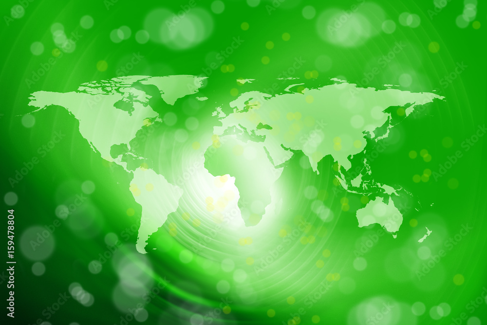 abstract green world map background abstract green world map background