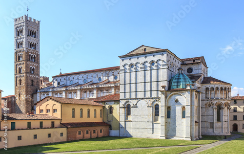  St. Martin Cathedral in Lucca, Tuscany, Italy 