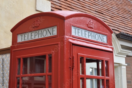 Red telephone booth