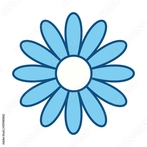 Beautiful flower symbol icon vector illustration graphic design