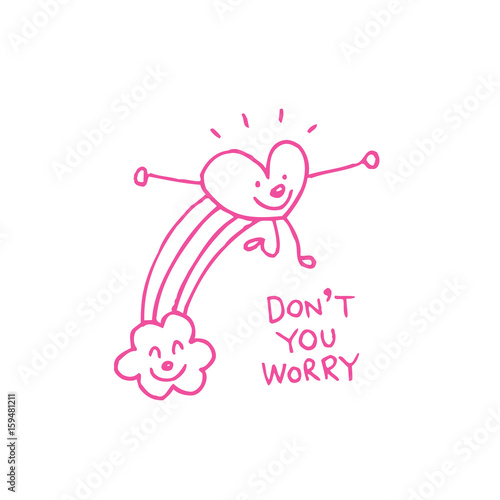 don't you worry heart character