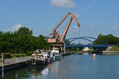 Verladekran im Hafen von Lünen © Sebastian