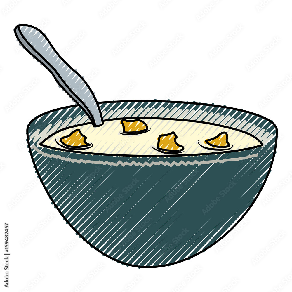 Breakfast cereal bowl icon vector ilustration graphic Breakfast cereal bowl icon vector ilustration graphic