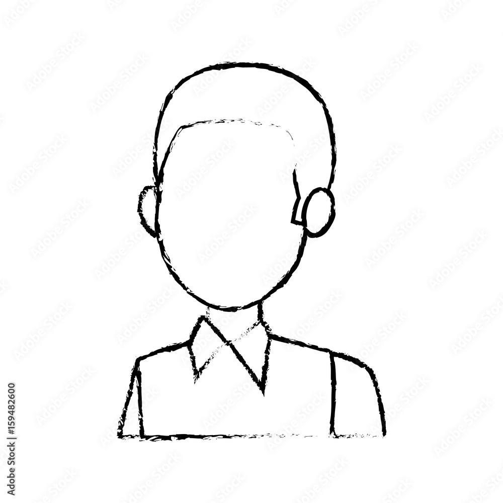 businessman profile male portrait man vector illustration businessman profile male portrait man vector illustration