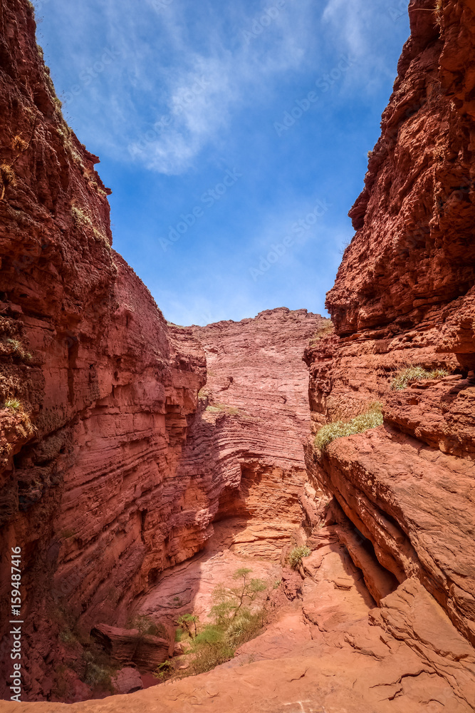 Garganta del diablo in Quebrada de las Conchas, Salta, Argentina