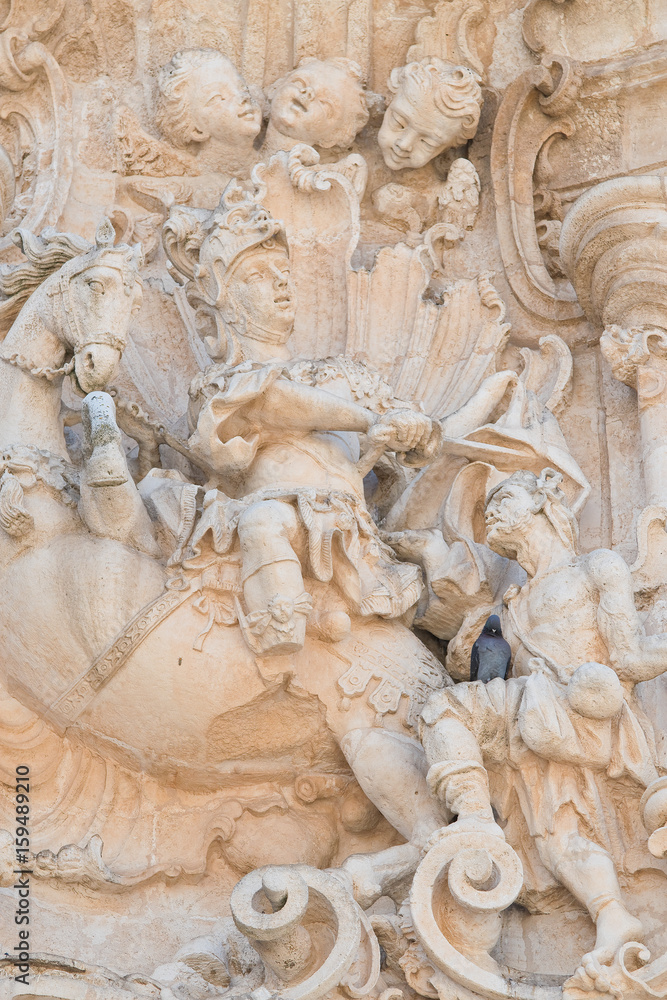 Basilica cathedral of Martina Franca. Puglia. Italy. Basilica cathedral of Martina Franca. Puglia. Italy.