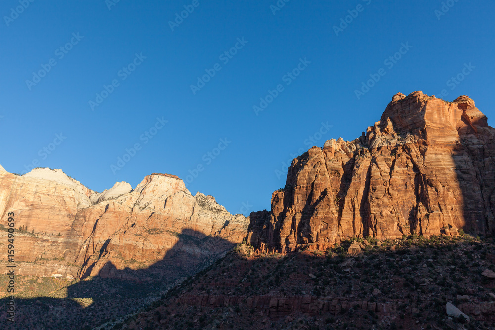 Scenic Zion National Park Landscape