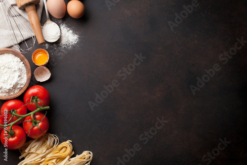 Pasta cooking ingredients photo