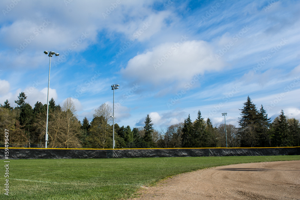 Woodland Park Baseball Field Outfield Woodland Park Baseball Field Outfield